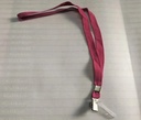 I Card Flat Lanyard 14mm With Lock Maroon Colour (Pack Of 100)