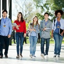 I Card Flat Lanyard 14mm With Lock Maroon Colour (Pack Of 100)