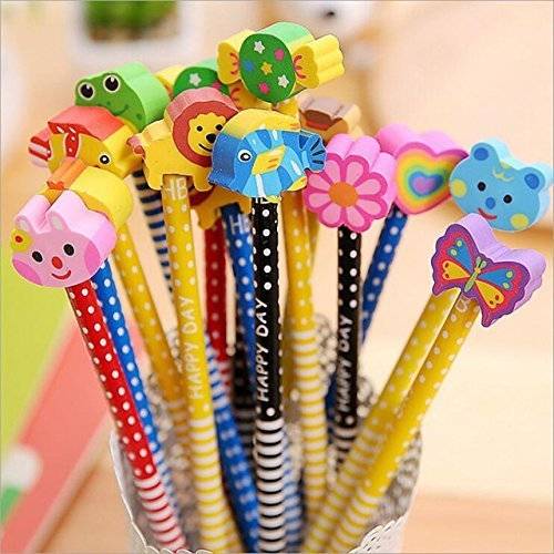 Infinity Funtoosh Pencil With Cartoon Characters for School Kids (Pack of 24)