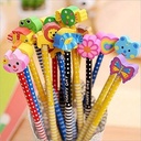 Infinity Funtoosh Pencil With Cartoon Characters for School Kids (Pack of 24)