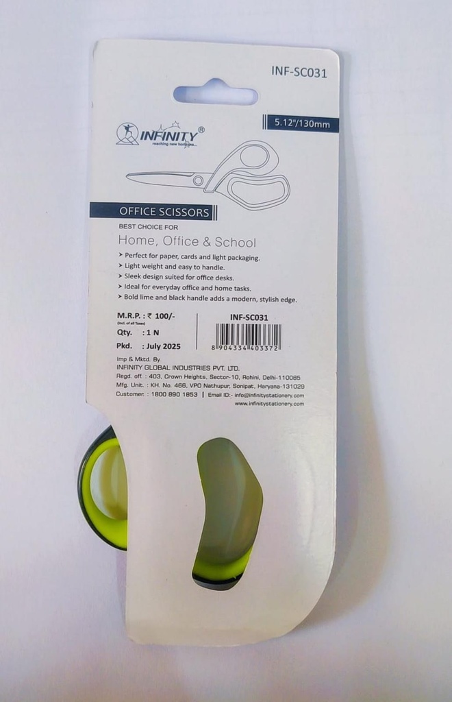 Infinity Office Scissors 5.12 Inch (INF-SC031)