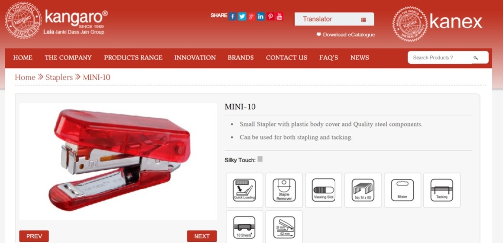 Kangaro Stapler Mini-10