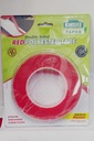 Kansuee Double Side Red Polyester Tape, Size 1 Inch 24mm x 35 Meter (Pack of 1)