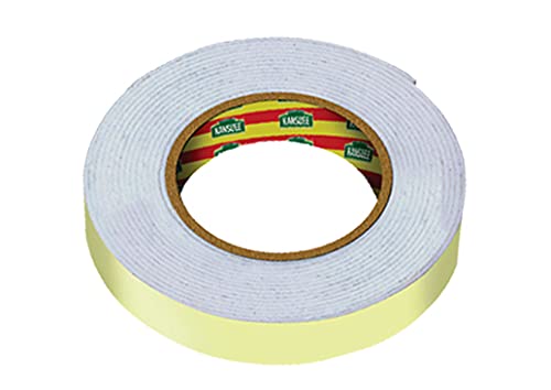 Kansuee Foam Tape Double Side 1 Inch 24mm x 3.5mtr