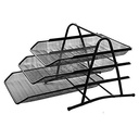 Paper Tray -Mesh Wire Metal Document Tray Set of 3 Tiers