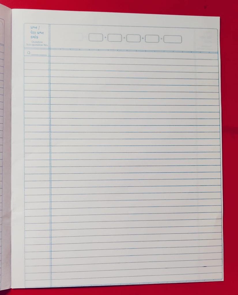 Lakshya Answer Book Centre Pin 16 Page 22cm x 28cm (Pack Of 25)