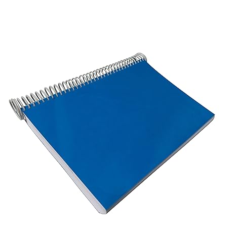 A3 Bottom Blue Spiral Sheet