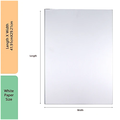 Oddy Cartridge Sheet Snow White A3 Size 140 Gsm-Pack of 25