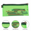 Oddy Colour Transparent Zipper Pouch