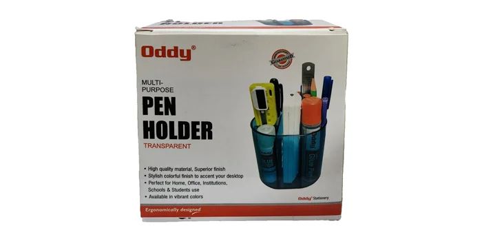 Oddy Multi Purpose Pen Holder Transparent (Pen Stand)