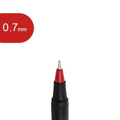 Pentonic Ball Pen 0.7mm Red Colour Refillable Pen (Pack Of 10)