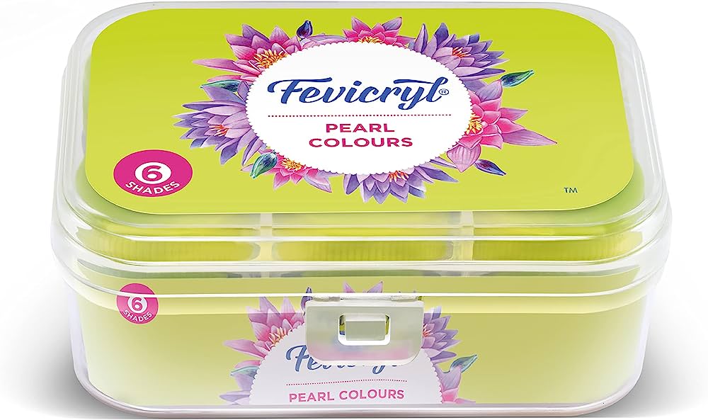Fevicryl Acrylic Colours Pearl Kit 6 Shades