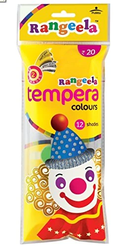 Rangeela Tempera Water Colours 12 Shades