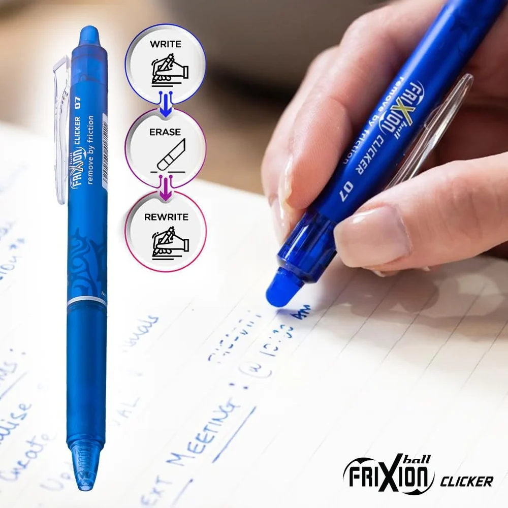 Pilot Pen Frixion Clicker 0.7mm Blue
