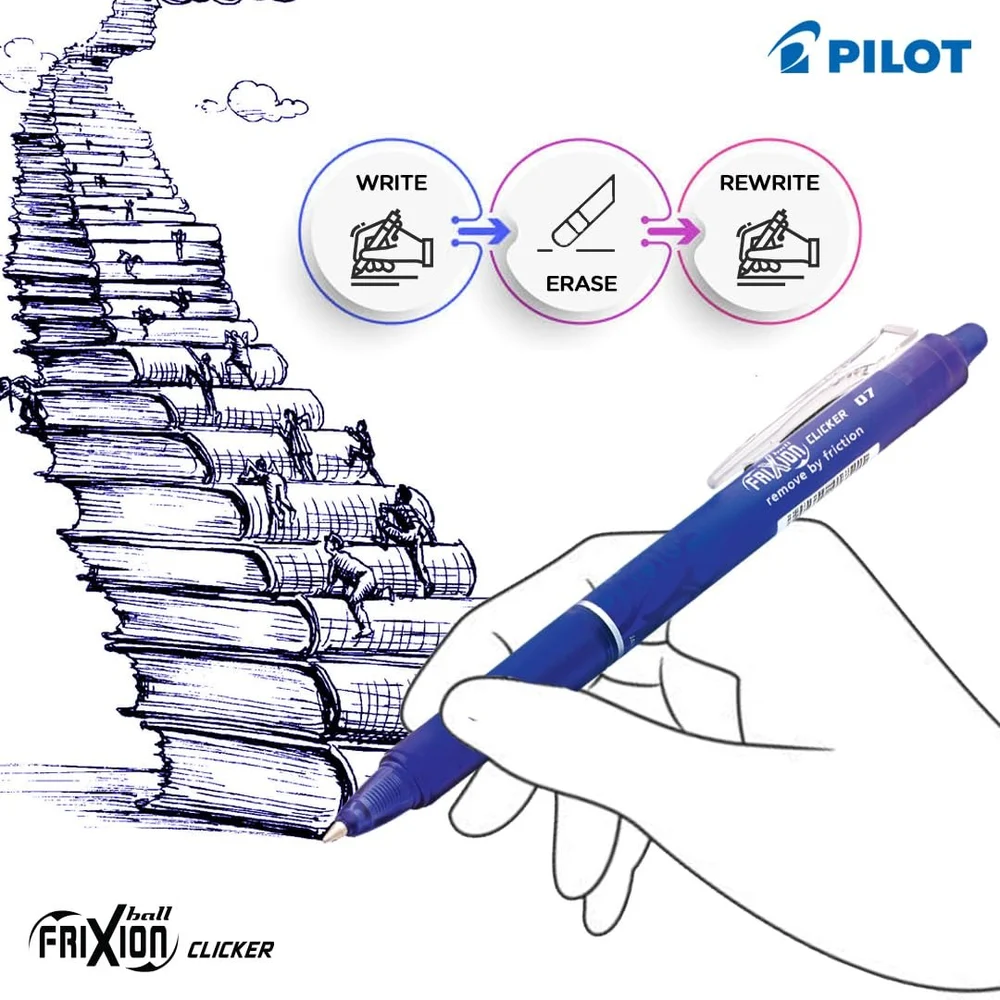 Pilot Pen Frixion Clicker 0.7mm Blue