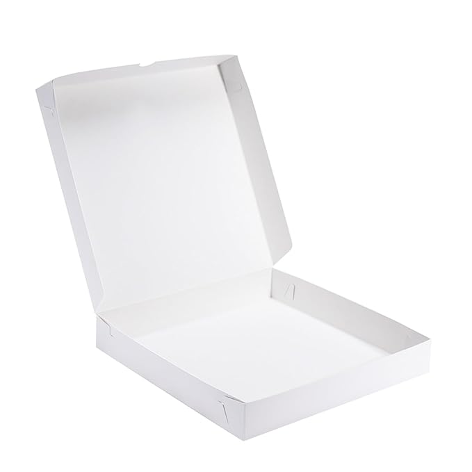 Pizza Box Duplex White 8x8x1.5 Inch (Pack Of 100)