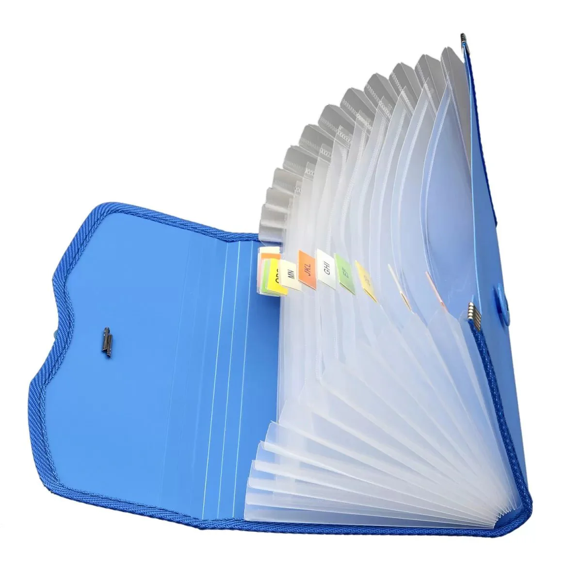 Plastic Expanding Cheque Book Holder Case Pouch 13 Pocket