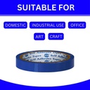 Redking Colour Tape Blue Colour 1 Inch 24mm x 35mtr (Pack of 12)