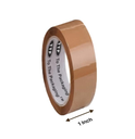 Redking Brown Cello Tape 1 Inch 24mm x 36mtr (Pack of 12)