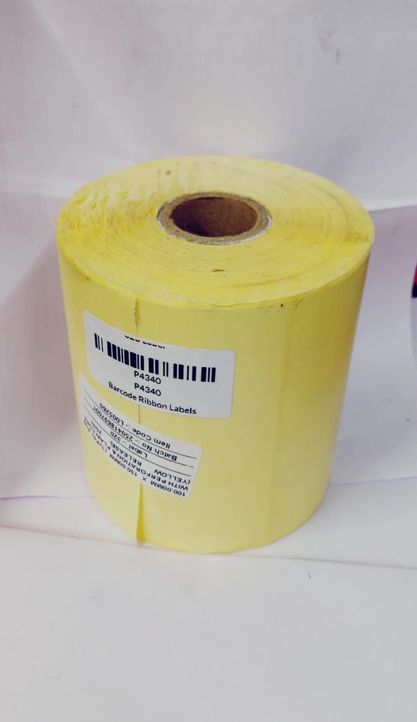 Ribbon Barcode Label Roll 4x6 Inch (100mmx150mm / 1up) 320 Label