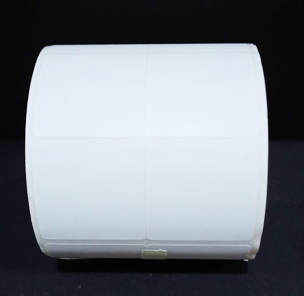 Desmat Ribbon Barcode Labels, Size 1.5x1.5 Inch (38mmx38mm, 2up) 2000 Label