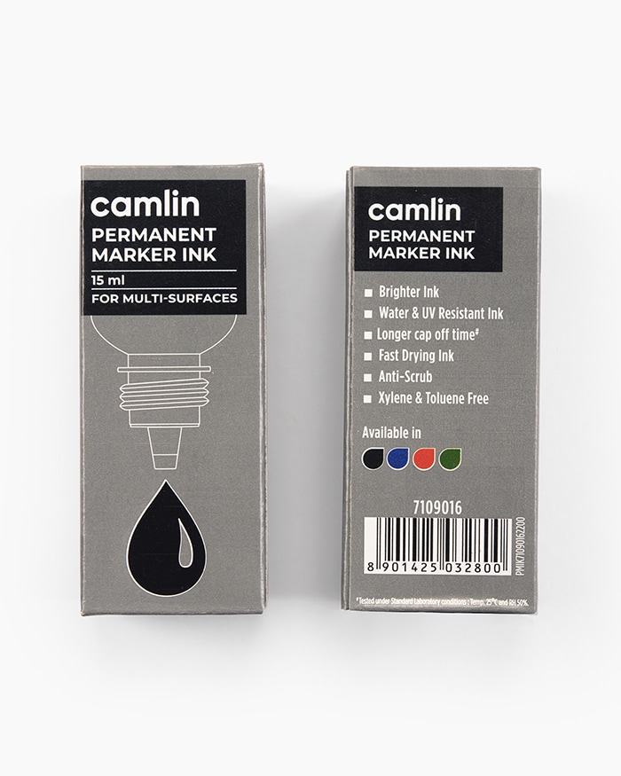 Camlin Permanent Marker Ink Black 15 ml