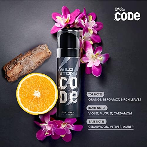 Wild Stone Code Body Perfume Spray 120ml (Platinum)