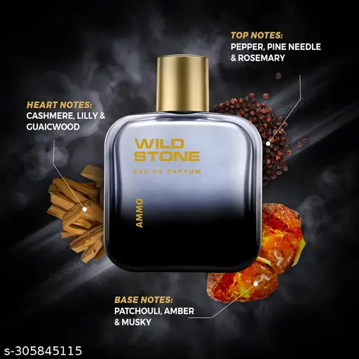 Wild Stone Premium Long Lasting Eau de Perfume 100ml (Ammo)