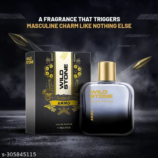 Wild Stone Premium Long Lasting Eau de Perfume 100ml (Ammo)