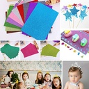 Glitter Foam Sheet, A4 Size, Light Blue(Firozi) Colour, (1.5mm Thick -Pack Of 10) For Arts and Crafts, Scrapbooking, DIY Work, Decoration, Gift Wrapping.