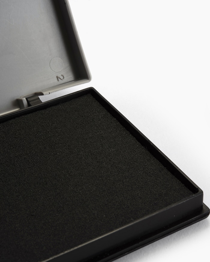 Camlin Plastic Stamp Pad Small Black Colour (88x54mm)