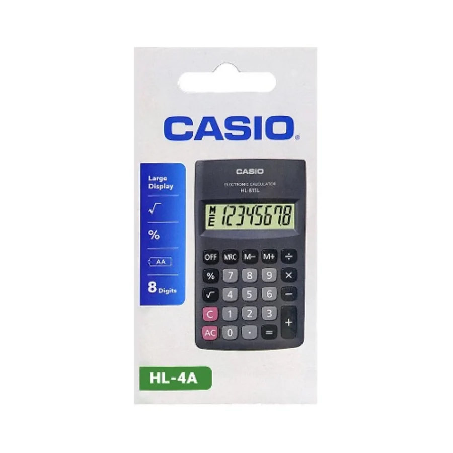 Casio Calculator HL-4A (8 Digits)