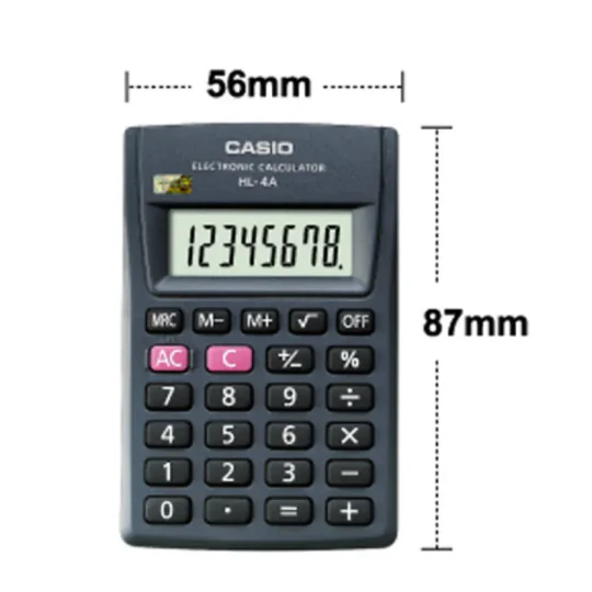 Casio Calculator HL-4A (8 Digits)