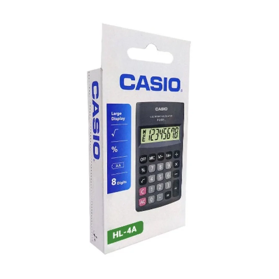 Casio Calculator HL-4A (8 Digits)