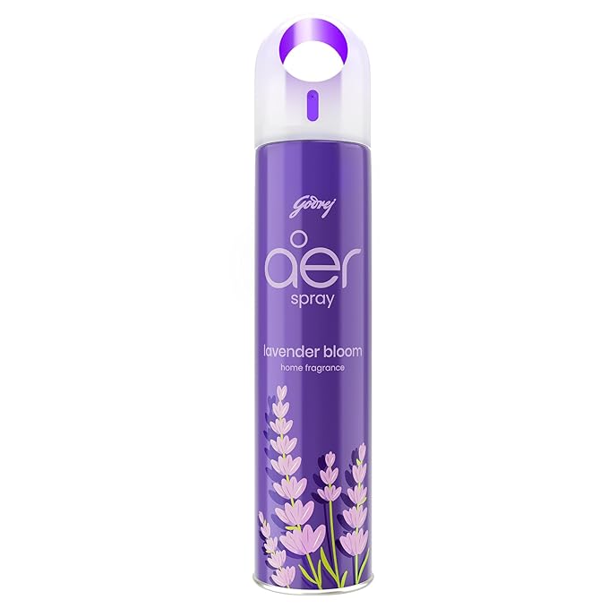 Godrej Aer Spray Room Freshener-Lavender Bloom (220ml/126g)