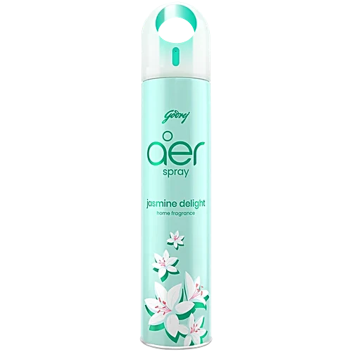 Godrej Aer Spray Room Freshener-Jasmine Delight 220ml/126g (B24)