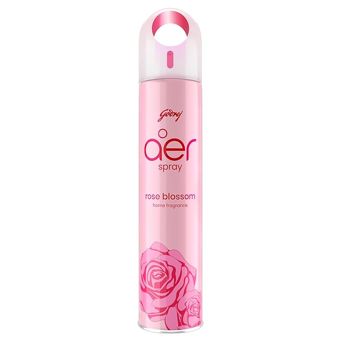 Godrej Aer Spray Room Freshener-Rose Blossom 220ml/126g (B24)
