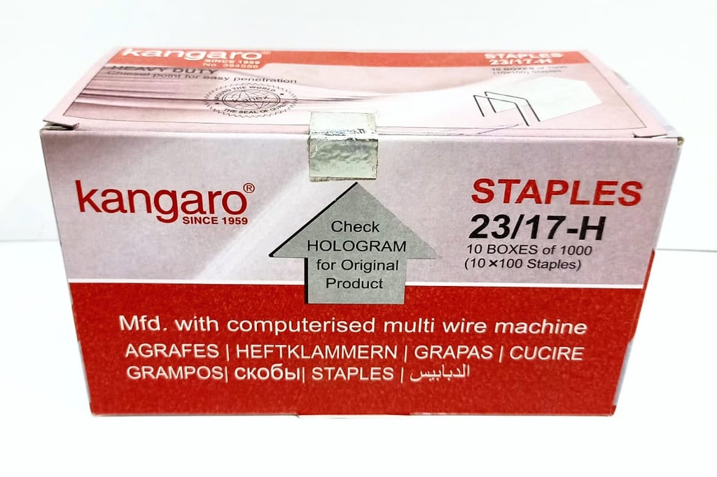 Kangaroo Stapler Pin 23/17-Pack Of 10