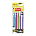 Flair Ezee Click Ball Pen Blue-Pack Of 5