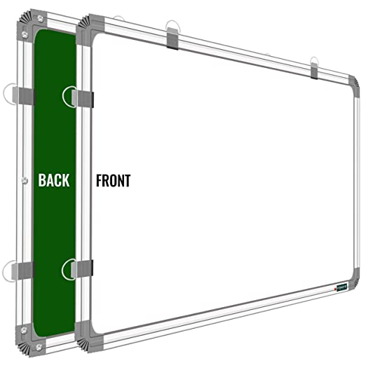 White & Green Board 2x1.5 Feet
