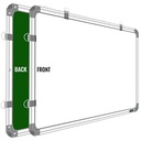 White & Green Board 2x1.5 Feet