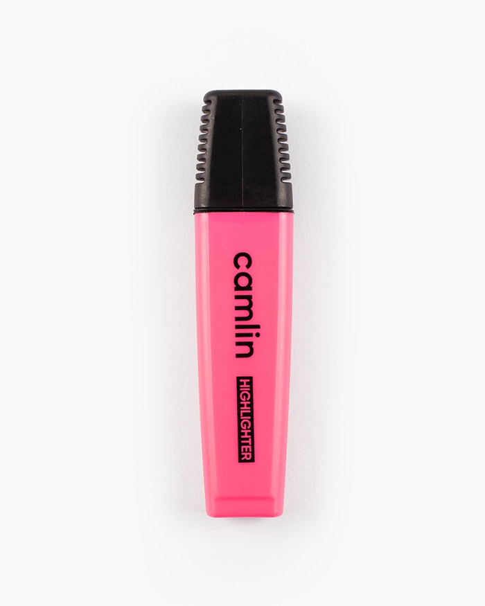 Camlin Highlighter Marker Pen Pink-Pack Of 10