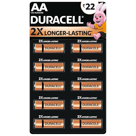 Duracell Alkaline Battery AA (Pack Of 12)