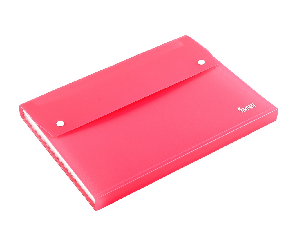 Plastic Expanding File Bag Two Heavy Button