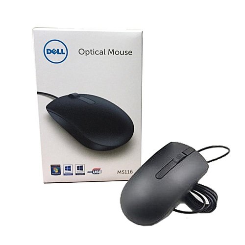 Dell MS116 Wired Optical USB Mouse