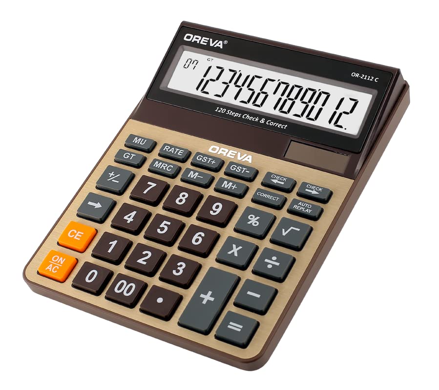 Oreva GST Calculator ORC-2112 C Large Display (12 Digit)