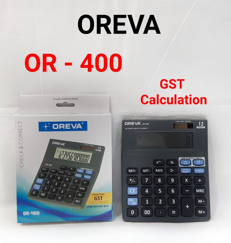 Oreva GST Calculator OR-400 12 Digit (B10)