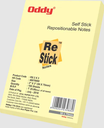 Oddy Sticky Notes 2x3 Yellow (B100)