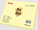 Oddy Sticky Notes 3x4 Yellow (B50)