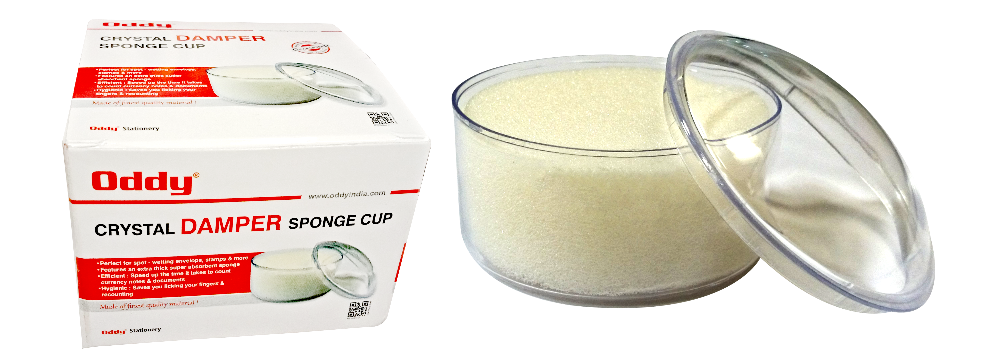 Oddy Crystal Damper Sponge Cup with Cap